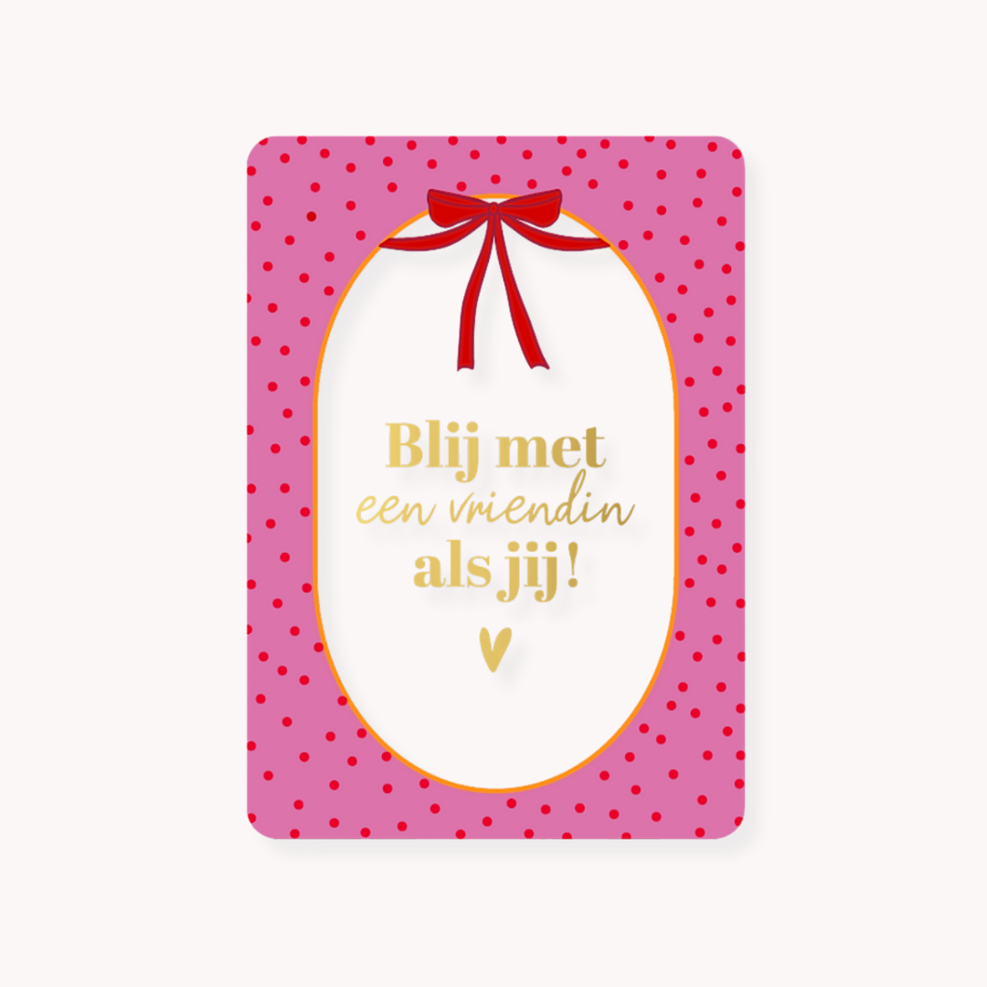 Blij met vriendin als jij