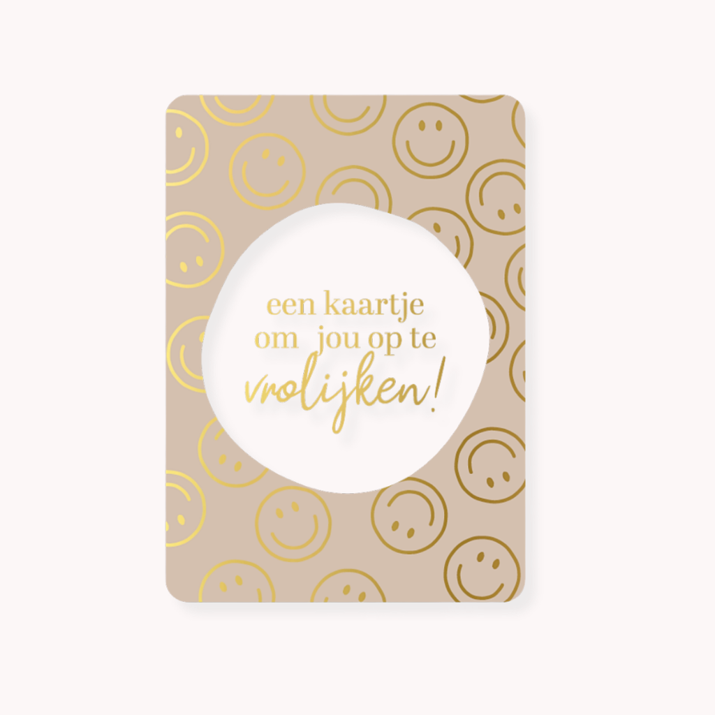 Kaartje om jou op te vrolijken