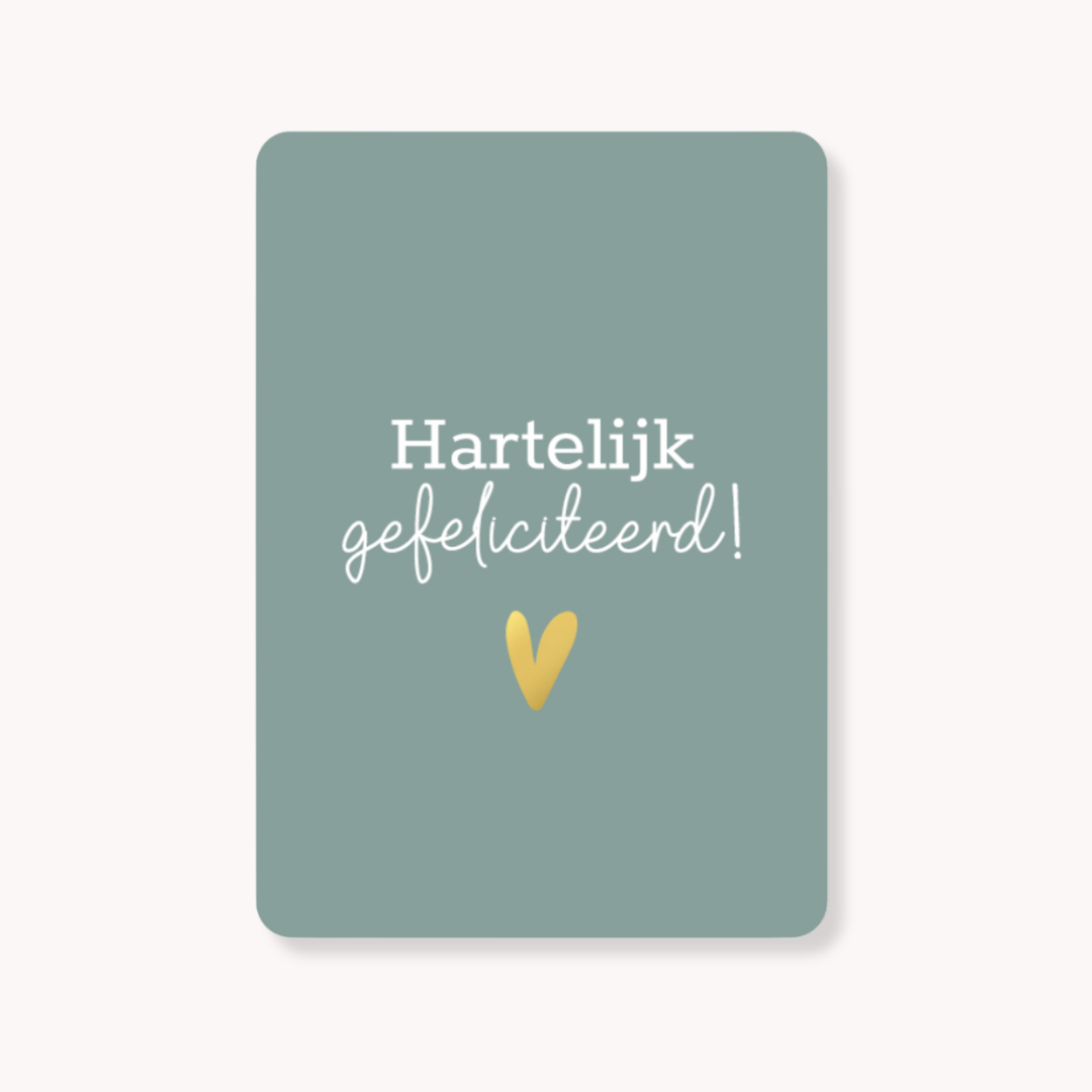 Hartelijk gefeliciteerd