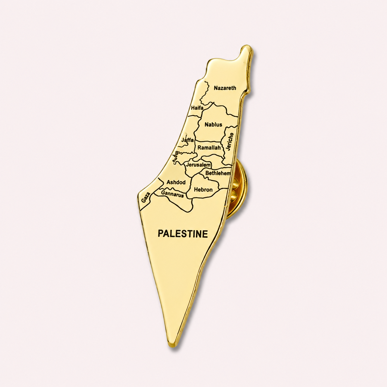 Palestina Pin | Gouden Landkaart